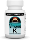Źródło Naturals Witamina K - 500 µg - 100 tabletek