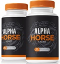(2 Pack) Alpha Horse Capsules, Alpha Horse Official Mężczyzna Formula Pills, AlphaHorse for Stamina & Performance, Alfa Horse For Men Premium Raz dziennie Pill Pastillas, Alpha Hrse Complex (120 kapsułki)