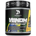 DRAGON PHARMA Venom Extreme Potency Pre- Workout, Laser Sharp Focus + Energia, Intensywna wydajność, Proven Składniki dla ulepszonego Vasodilation & Endurance (40 Służenie, Owoce Pasji)