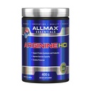 ALLMAX Essentials ARGININE HCL - 400 g - Prekursor do syntezy tlenku azotu - Vegan & Gluten Free - 200 Sług