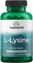 Swanson Amino Acid Ajipure L- Lysine Pharmaceutical Grade 500 Miligrams 90 Kapsułki