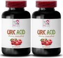 nagromadzenie kwasu moczowego - URIC ACID - zarządzanie kwasem moczowym, szybkie zmniejszenie kwasu moczowego, suplementy dla kwasu moczowego, jak obniżyć kwas moczowy, zielony ekstrakt z kawy, tart kapsułki wiśniowe, granat 2Bot 120Cap