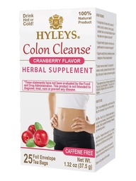 Hyleys Colon Cleanse Tea Cranberry Flavor - 25 Tea Bags (1 opakowanie)