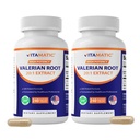 Vitamatic 2 Pakiety Valerian Root 20: 1 Wyciąg 250 mg - 240 Kapsułki - 20X koncentrat ekstrakt