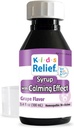 Dzieci Relief Syrop z efektem uspokajania, dla dzieci 0- 12 lat, Grape Flavor, Gluten i Dye Free, No Added Sugar, 3.4 oz