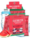 Numery KLUCZOWE Pakiety proszkowe Electrolytes - Odświeżające Arbuzy 20 Pakiety nawadniające - Proszek nawadniający podróży - Nie ma cukru, Nie ma kalorii, Bez glutenu - Made in USA