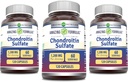 Niesamowite wzory Chondroitin siarczan 1200 mg na suplement serwowy 124; kapsułki 124; nieGMO 124; gluten wolny 124; Made in USA (120 Count, 3 Pack)