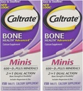 Caltrate Minis + Minerals Size 150ct Caltrate Minis + Minerals ,150 Count (Pack of 2)