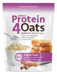 Pescience Protein4Oats, Proszek do niesamowite degustacji białka owsianka, z serwatką i kazeiną, tosty francuskie, 12 Służenia