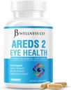 JB Wellness AREDS 2 Witamina i suplement mineralny do oczu, Zawiera luteinę, witaminę C, Zeaksantynę, Cynk i witaminę Enhance Vision Supplement - 60