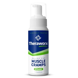 Theraworx Relief for Muscle Cramps Foam-Acting Skurcz mięśni, Ból nóg z siarczanem magnezu - 7.1 oz - 1 Hrabia