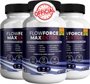 Flow Force Max Extra Prostate Suplementy dla mężczyzn Kapsułki, Suplementy zdrowotne - Maksymalna wytrzymałość, Wszystkie naturalne do wspierania normalnej i zdrowej funkcji (300 Kapsułki) (5 Pack)