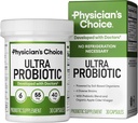 Ultra Probiotic - 60B SBO Probiotic - 6 Szczepów - Gleba oparta - Zaawansowani Użytkownicy Probiotyki - Probiotyki dla Kobiet i Mężczyzn - Zdrowie trawienne - Wspiera sporadyczne zaparcia, gaz i wzdęcia