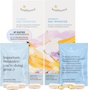 HealthyNest 2nd Trimester Prenatal Witamina 124; Wsparcie ciążowe dla rozwoju mózgu płodu z metylofolianem, Cholina, DHA, Żelazko, Inozytol 124; 31 Day Supply