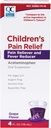 Wybór jakości Children 's Pain Relief & Fever Reducer for Kids, 4fl oz Acetaminofen 160mg na 5ml, Ibuprofen & Aspirin Free, Płynne zimno i Flu Medicine for Kids, Regularne Siła OTC Medycyna