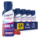 Zapewnić COMPLETE Nutrition Shake z 30 g białka, immunologiczne składniki odżywcze, czekolada i truskawki smaki, opakowania po 24 (10 fl oz)