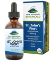 Pure Mountain Botanicals St Johns Wort Tincture - Kosher Liquid St. John 's Wort Alcohol- Free Extract 500mg Vegan Supplement