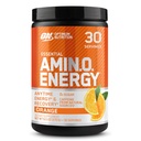 Optimum Nutrition Amino Energy - Wstępne ćwiczenia z zielonej herbaty, BCAA, Amino Acids, Keto Friendly, Green Coffee Extract, Energy Powder - Orange Cooler, 30 Servings (Packaging May Vary)