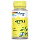 SOLARAY Nettle 900 mg - Organic Nettle Leaf Supplement - Nerki, mocz i wsparcie prostaty - Tradycyjne zastosowanie do reakcji alergicznej i układu oddechowego Wellness - Wegan - 50 Służb, 100 VegCaps