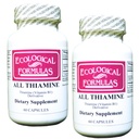 Wszystkie witaminy tiaminowe B1 50 mg, 2 x 60 kapsułek