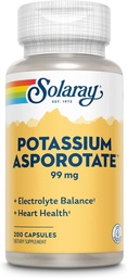 Solaray Potasu Asporotat Suplement, 99 mg