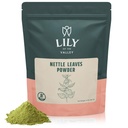 LILY z proszku liść sieci VALLEY - delikatnie suszony i grunt - 100% Natural Stinging Nettle - Idealny dodatek do przepisów - Vegan & Gluten- Free - Packed in Resealable Pouch (8oz, 226g)