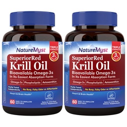 Oil kryla antarktycznego 1000 mg Softgels, Omega- 3 oleju kryla, EPA, DHA, Astaksantyny i fosfolipidów, Heart Health, 120 Softgels, Non-GMO, No Gluten, Made in The USA