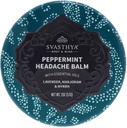 Svasthya Body & Mind Peppermint Bol głowy przez Svasthya - Instant & Lasting Sinus, Migrena & Stress Headache Relief, ma Peppermint, Lavender, Marjoram, Myrrh - 100% Natural, Made in The USA, 2 oz