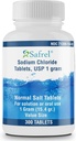 Safrel Sodu chlorek tabletki 1 gm, USP 124; Normalne tabletki soli 124; (15.4g.) 124; Napoje nawilżające elektrolity (300 liter (opakowanie po 1))