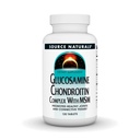 Źródło Naturals Glukozamina Chondroitin Complex z Msm - 120 tabletek
