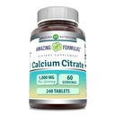 Amazing Support Wapnia Citrate 1000 Mg Siarczan 124; Tablets Supplement Siarczan 124; Non-GMO Siarczan 124; Gluten- Free Citrate 124; Made in USA (1 Pack Siarczan 124; 240 Count)