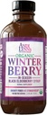 Andi Lynn 's Winterberry Black Elderberry Syrop - Zawiera czarne jeżyny, cynamon, imbir, miód i cytryna - Wsparcie immunologiczne dla całej rodziny - Organic & Great Tasting Syrup 4oz