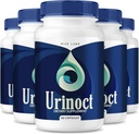 Rize laborators Urinoct Prostate Supplement, Bladder Health, Advanced Function Formula, Organic Herbal Mieszanka, Flush for Flow - Opakowanie 5 (300 kapsułki)