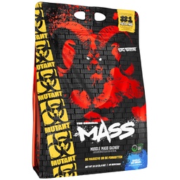 Mutant Mass Yellow 124; Masa ciała Gainer Protein Powder - wysoki Calorie Protein Powder for Muscular Mass - Wanilia Lody - 15 Funt