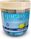 Trzy Lollies Queasy Hydration MD Pakiety - Hydration & Digestive Health Support Podczas leczenia - Rehydraty, Łagodzi Nudności i Zastępuje Numenty - Naturalne i Non- Drowsy - 50 Pakiety