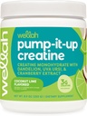 Wellah Creatine for Women (50 Servings, Coconut Lime) - Monohydrat kreatora z ekstraktem Dandelion & Cranberry