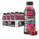 Napoje nawadniające protein2o - 2- in-1 Ciecz Czysty Białko serwatki i Napoje Electrolyte - 15 g Białko, Witaminy B5, B6 - Post- Workout Recovery - 16.9 Fl Oz - 12 Count Wild Cherry