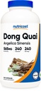 Nutricost Dong Quai 565mg, 240 kapsułki (Angelica Sinensis) - Vegetarian Caps, Non-GMO, Gluten Free