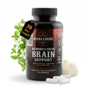 BUCKLEBURY Brain and Memory Supplements with Bacopa & Alpha GPC - Nootropowe Kapsułki Mózgu dla Kognitive Support, Focus & Mental Clarity - Pamięć i Focus Pills for Women & Men - Vegan 60 Kapsułki