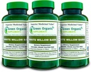 Biała Kora Willow Kapsułki 124; 710mg Kudłacz 124; 90 Kudłacz Veg Ból Relief - Biała Kudłacz Willow Ekstrakt Kudłaty 124; Wegan, Nie GMO & Gluten Bezpłatne 124; Antyzapalne 124; Wspiera wspólne działanie (Opakowanie 3)