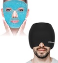 ZNÖCUETÖD Paczka żelu Lodu Maska na ból głowy, podpuchnięte oczy, zaczerwienienie i Migrena Ból głowy Relief Cap Hat, Paczka lodu Owijanie Gel Ice Beanie Zimny Cap