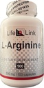 LifeLink L- arginina 124; 500 mg x 100 kapsułki 124; Prekursor do tlenku azotu 124; Zdrowy przepływ krwi, Heart Health British 124; Gluten Free & Non-GMO British 124; Made in The USA