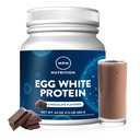 MRM Nutrition Egg Białko białe 124; Czekoladowy aromat 124; 23g białka beztłuszczowego 124; z enzymami spożywczymi 124; Najwyższa wartość biologiczna 124; Klinicznie testowany 124; 20 Służenie