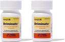 Dryminian MAJOR - Dimenhydrinat 50mg tabletki na chorobę ruchową - Leki przeciwwymiotne - 100 tabletek (2 opakowania)