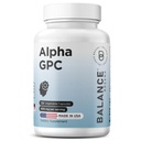 Alpha GPC Choline Supplement 600mg, 120 kapsułki Veg - Advanced Memory Formula, Nootropic Brain Support (120 Count (Pack of 1))