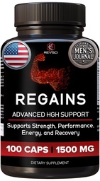 HGH Supplements for Men & Women - Regains Natural Anabolic Muscle Growth Building & Human Growth Hormon for Men, Muscle Builder for Men, Muscle Recovery Post Workout Supplement, 100 pigułek protein