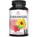 VALI D- Mannose 1000mg Trakt moczowy Formuła zdrowia. Organiczny proszek z owoców żurawiny & Hibiscus. Zdrowy proszek, naturalne oczyszczenie, szybko detox Flush, ziołowy UT funkcji wsparcia pigułki. Kapsułki