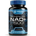 WELLNESS LABSRX NAD Supplement, 1500mg - USA Made Liposomal NAD + Suplement z Resveratrol, NAD Plus Boosting - Wsparcie zdrowia komórkowego, Stamina & Zdrowe Starzenie - Ultra Siła kapsułki