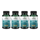 Swanson NAC - N- Acetyl Cysteine - Suplement 600 mg 100 kapsułek (4 opakowania)