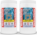 Yerba Prima Prebiotic Colon Care Formula, 20 Oz Proszek (Opakowanie 2) z FOS - Natural Pzyllium Fiber, Magnezu, Selenium - Non-GMO, Gluten Free, Vegan Daily Supplement - dla mężczyzn i kobiet